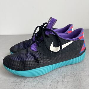Nike Solarsoft Moccasin Sneakers Hiking Running Lightweight Shoes Mens 7 Black